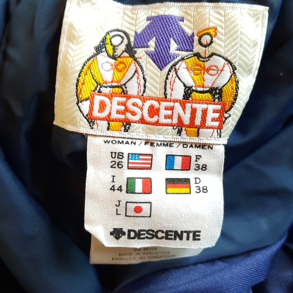 VTG DESCENTE skipants EUC sz 8 - Picture 6 of 10